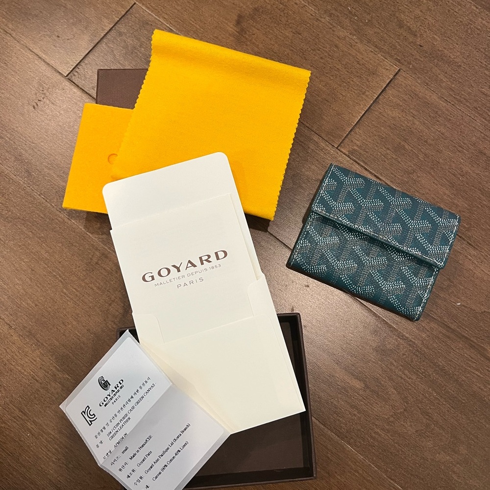 Goyard Marigny Wallet Green